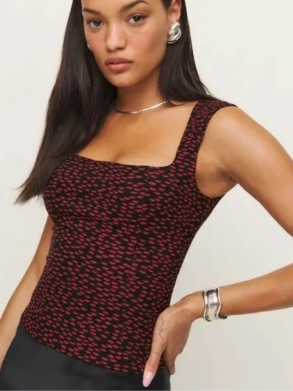Reformation Diandra Top - French Kiss Print